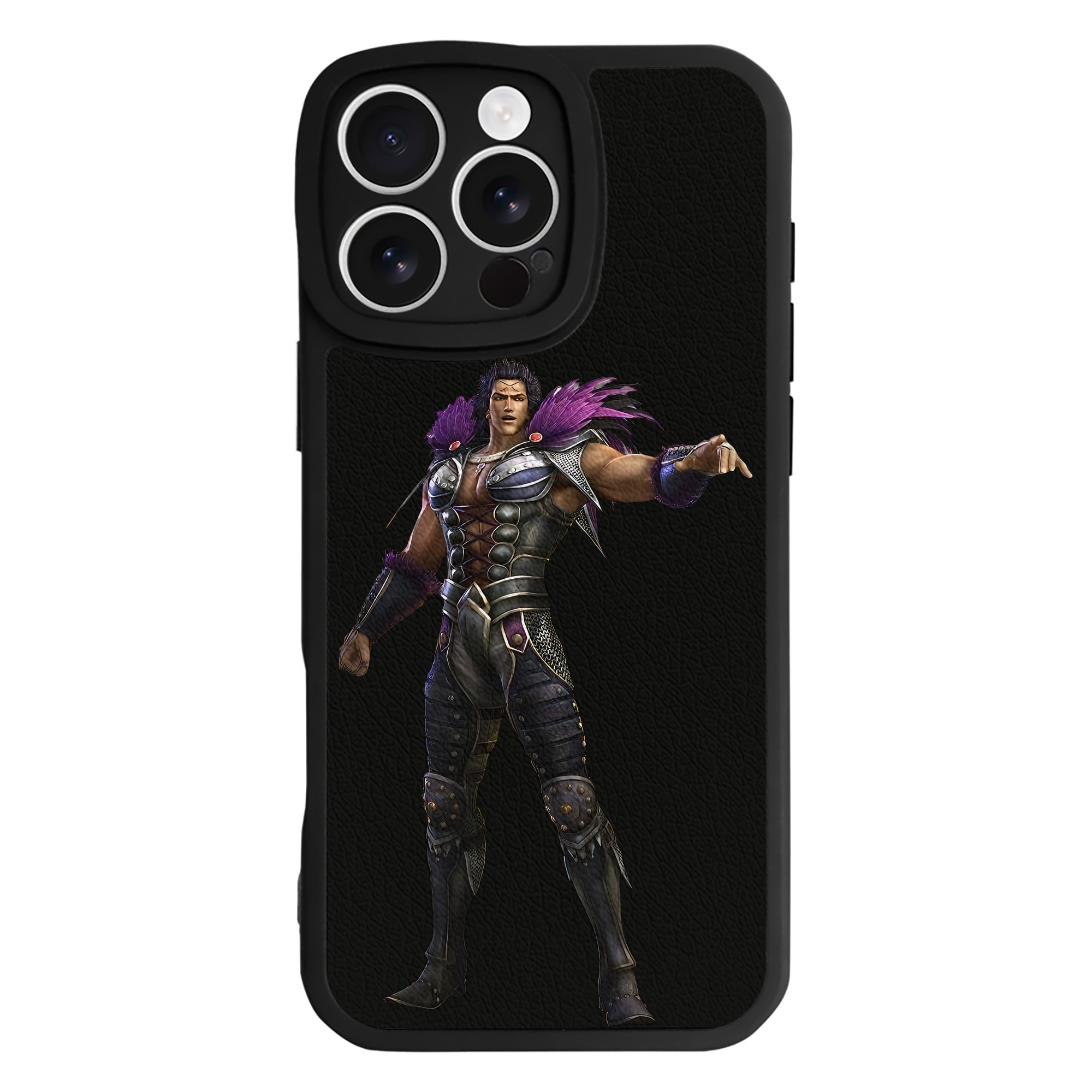 （画像用） 北斗の拳 Fist of the North Star 【iPhone 16シリーズ対応】シリコンスマホケース（レザー調） 材質：シリコン